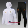 Real Madrid Training Windrunner Suit 2022-23 Valkoinen - Miesten